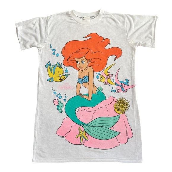 Disney Tops - Vintage Disney The Little Mermaid 80s / 90s Movie Shirt
